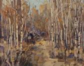MOORE Robert C. 1957,Autumn Path,John Moran Auctioneers US 2016-07-30