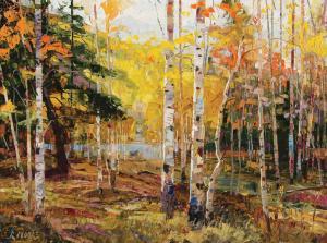 MOORE Robert C. 1957,View Through the Grove,Scottsdale Art Auction US 2024-04-12