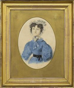 MOORE Snr. William 1790-1851,PORTRAIT OF A YOUNG LADY,McTear's GB 2023-02-01