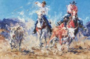 MOORE Tara 1950,Cow Punchers,Dallas Auction US 2012-01-28