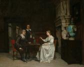MOORMANS Frans 1832-1893,A game of chess in a luxurious interior,Bonhams GB 2004-10-12