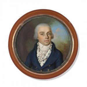 MOOSBRUGGER Wendelin 1760-1849,Portrait d'homme en redingot,Artcurial | Briest - Poulain - F. Tajan 2024-03-21