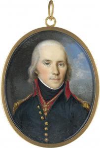 MOOSBRUGGER Wendelin 1760-1849,Portrait eines jungen Offiziers,Galerie Bassenge DE 2023-11-30