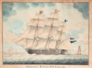 MOOY Jan 1776-1847,The Abel Tasman under full sail,1832,Christie's GB 1999-04-20