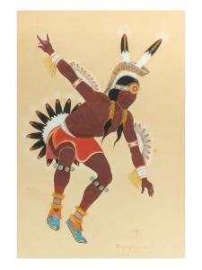 MOPOPE Stephen 1898-1974,Fancy Dancer,1930,Hindman US 2023-11-01
