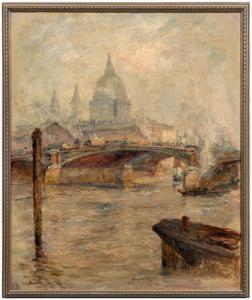 MOPPETT PERKINS J 1900-1900,The Thames at Black,Brunk Auctions US 2007-11-03