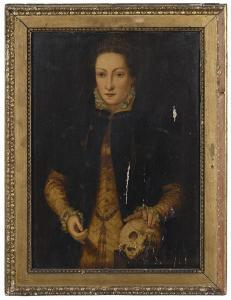 MOR Antonis 1512-1575,Lady in Medicean Costume,Brunk Auctions US 2021-04-08