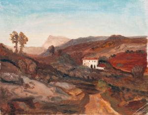 MOR Than 1828-1899,Hills in Tuscany,Nagyhazi galeria HU 2015-12-16