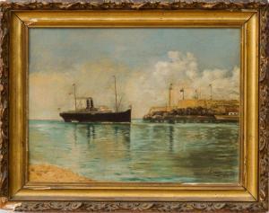 MORA,HAVANA HARBOR,1915,Stair Galleries US 2016-11-18