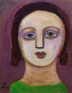 MORA Mirka Madeleine 1928-2018,Female Portrait,1996,Leonard Joel AU 2019-03-03