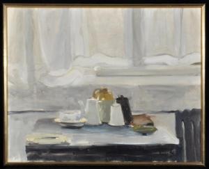 MORAG MUEGO,a table laid for breakfast by a window,1979,Anderson & Garland GB 2018-07-26