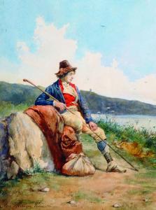 MORAGAS Y POMAR JOSEP,A Young Spanish Traveller,1891,John Nicholson GB 2016-06-15
