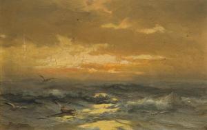 MORAN Edward 1829-1901,Blazing Sky,Shannon's US 2006-10-26