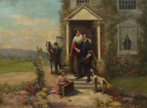 MORAN Edward Percy 1862-1935,A Mother's Goodbye,Hindman US 2015-05-20