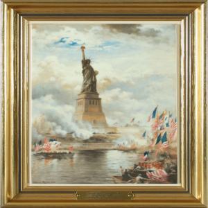 MORAN Edward 1829-1901,The statue of liberty,Bruun Rasmussen DK 2008-03-03