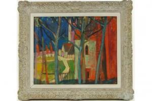 MORAN Lisa,Impressionist village scene,Burstow and Hewett GB 2015-11-18