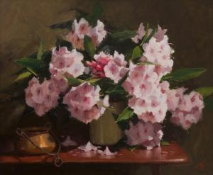 MORAN Patricia 1944-2017,Rhododendrons,Leonard Joel AU 2019-09-03