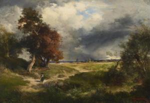 MORAN Thomas 1837-1926,Autumn Winds, East Hampton, Long Island,1905,Christie's GB 2024-01-18
