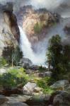 MORAN Thomas 1837-1926,Cascade Falls, Yosemite,1905,Jackson Hole US 2020-09-19