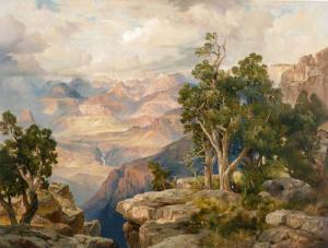 MORAN Thomas 1837-1926,Grand Canyon of Arizon from Hermit Rim Road,Jackson Hole US 2011-09-17