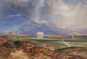 MORAN Thomas 1837-1926,Landscape with Distant Castle,1863,Sotheby's GB 2024-01-19