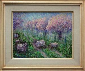 MORAND Camille 1928,Sheep in a Spring Landscape,Clars Auction Gallery US 2008-11-08