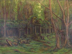 MORAND Georges 1900,Vue d'Angkor,Saint Germain en Laye encheres-F. Laurent FR 2016-11-27