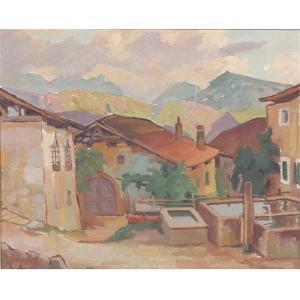 MORANDELL Peter Paul 1907-1976,Mexican Village scene,1950,Ripley Auctions US 2019-07-20
