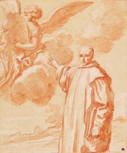 MORANDI Giovanni Maria 1622-1717,Vision of Saint Bruno of Cologne,Sotheby's GB 2022-07-06