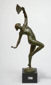 MORANTE Jean Pierre 1882-1960,Danseuse nue à l'éventail,VanDerKindere BE 2017-01-17