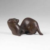 MORAS Otto Max Bruno 1883-1939,Lying Otter,Stahl DE 2017-02-25