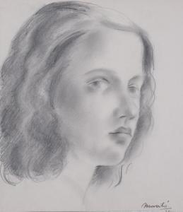 MORATó Lluís 1903-1963,RETRATO FEMENINO,1936,Subarna ES 2024-02-15