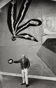 MORATH Inge 1923-2002,Picasso unveiling mural for UNESCO,1958,Hindman US 2023-11-28