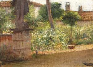 MORBELLI Angelo 1853-1919,In the Garden,Palais Dorotheum AT 2024-04-25
