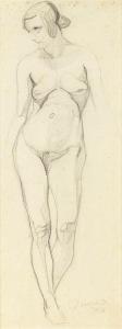 MORBIDUCCI Publio 1889-1963,Disegno doppio di nudo,1924,Bertolami Fine Arts IT 2021-12-10