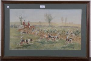 MORBY Walter J 1860-1911,Fox Hunting Scenes,19th,Tooveys Auction GB 2021-11-10