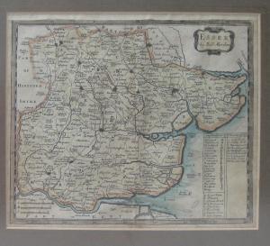 MORDEN Robert 1650-1703,map of Essex,Graham Budd GB 2022-12-11