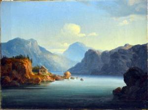 MORDT Gustav Adolph 1826-1856,Paysage norvégien,1848,EVE FR 2020-12-22