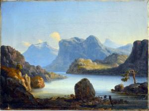 MORDT Gustav Adolph 1826-1856,Paysage norvégien,1848,EVE FR 2020-12-22