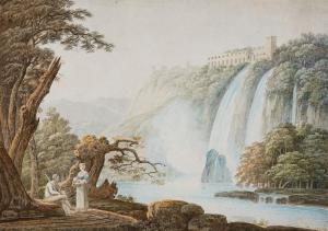 MORE Jacob 1740-1793,The Villa of Maecenas and the Waterfalls at Tivoli,Lempertz DE 2020-05-30