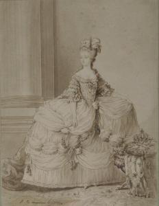 MOREAU Édouard Jean Bapt 1825-1878,Marie Antoinette.,Karl & Faber DE 2007-05-24