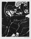 MOREAU Clement 1903-1988,Prügelnde,Galerie Bassenge DE 2007-12-01