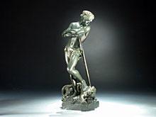 MOREAU Hippolit 1900,Figur eines Jünglings,Hampel DE 2002-03-22