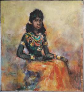 MOREAU Louis 1883-1958,Indian girl,Lots Road Auctions GB 2021-09-05