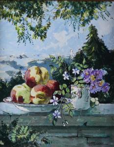 MOREAU Michel 1940,Fruits sur la Terrasse,Bellmans Fine Art Auctioneers GB 2024-01-15