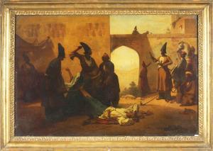 MOREAUX Leon Charles Florent 1815-1891,Il prigioniero,1855,Capitolium Art Casa d'Aste IT 2015-06-10