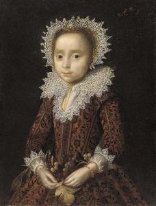 MOREELSE Paulus 1571-1638,Portrait of a young girl,Christie's GB 2002-04-19