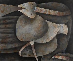 MOREIRA Juan Antonio 1938,La serpiente y la paloma,1995,Bonhams GB 2009-11-17