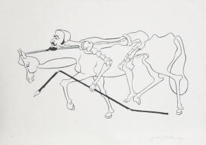 MOREIRA Juan 1938,Don Quixote Defeated,2005,Ro Gallery US 2008-05-30