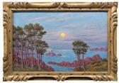 MOREL DE TANGUY Adelin Charles 1857-1930,Coastal landscape in the South of France,Nagel 2008-04-02